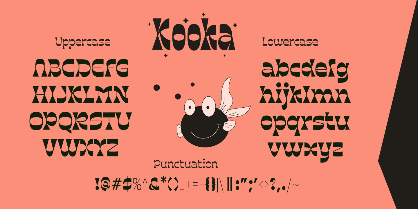 Ejemplo de fuente Kooka Regular Condensed